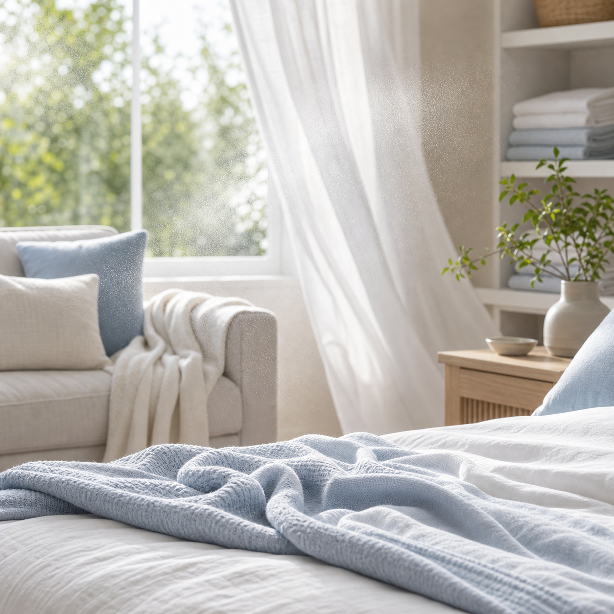 How to refresh fabrics without oversaturating